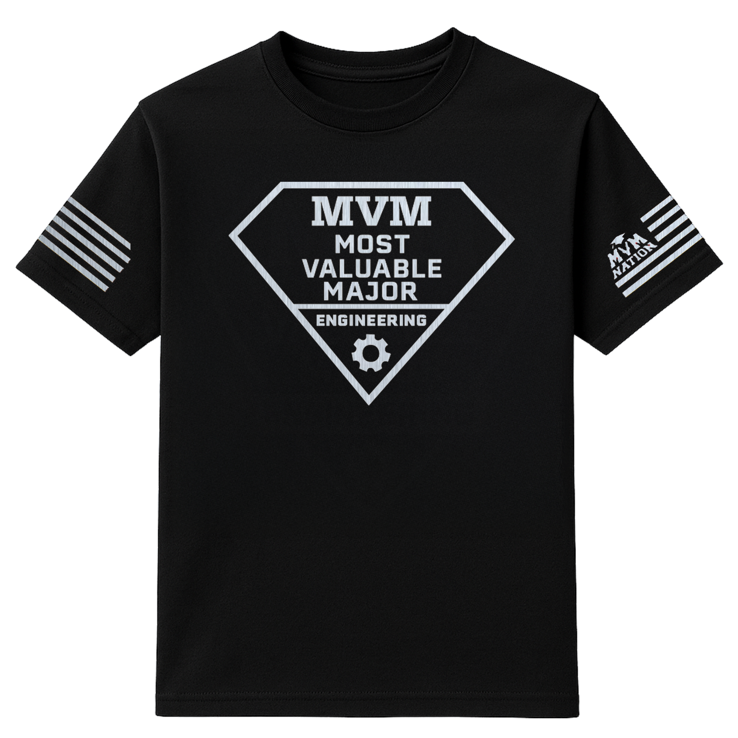 MVM Engineering T-Shirt – Black (Diamond Edition)