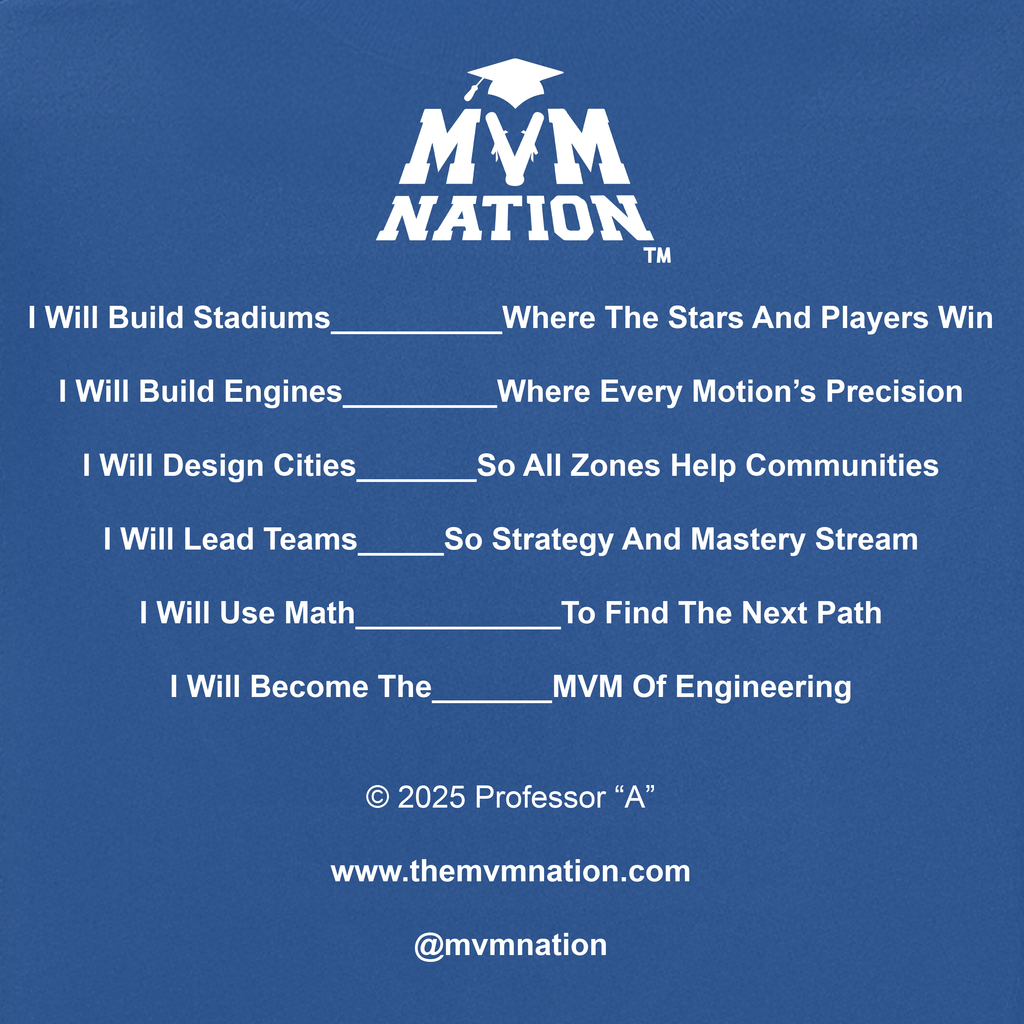 MVM Engineering T-Shirt – Blue (Diamond Edition)