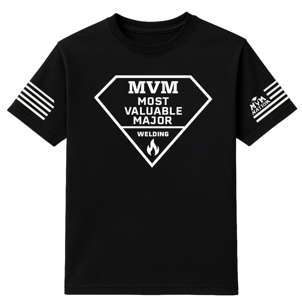 MVM Welding T-Shirt – Black (Diamond Edition)